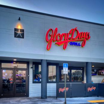 Glory Days Grill - Facade & entrance from parking lot - Sports Bars Near Me - St. Petersburg, Florida