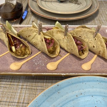 Velouté - Chicken Tacos - Tapas Bars Near Me - Seville, SE Velouté - Chicken Tacos - Tapas Bars Near Me - Seville, SE