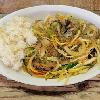Pan Holic - Japchae Bap - Vermicelli, veggies, and meat with rice - Chinese Near Me - Anaheim, California Pan Holic - Japchae Bap - Vermicelli, veggies, and meat with rice - Chinese Near Me - Anaheim, California