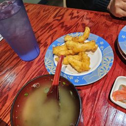 Fried calamari. My husband said the quality was much better than before.