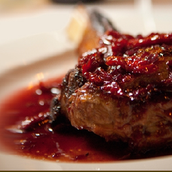 Riccardo's Ristorante - stuffed milk fed veal chop