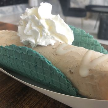 La Creme Roulee - #9 Vietnamese Coffee Ice Cream Taco - Waffles Near Me - Laurel, Maryland
