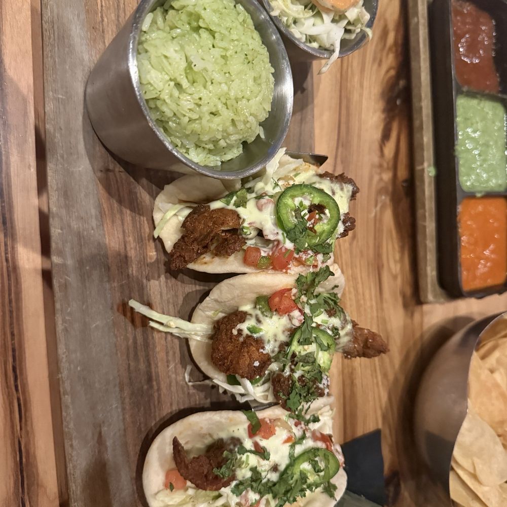 Fried chicken tacos Fried chicken tacos