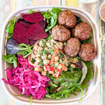 Sumac - Butcher's Kofte (Meatball) Salad - Mediterranean Near Me - San Francisco, California