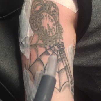 Removery Tattoo Removal & Fading - Half way point of session one - Tattoo Removal Near Me - Bellevue, Kentucky Removery Tattoo Removal & Fading - Half way point of session one - Tattoo Removal Near Me - Bellevue, Kentucky