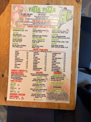 Menu photo 2 Vitta Pizza Canal Park Duluth, MN Menu photo 2 Vitta Pizza Canal Park Duluth, MN