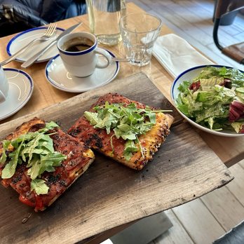 Amano - Pizza Combo with 2 x Diavolo slices and a Nona Salad. - Italian Near Me - Toronto, Ontario Amano - Pizza Combo with 2 x Diavolo slices and a Nona Salad. - Italian Near Me - Toronto, Ontario