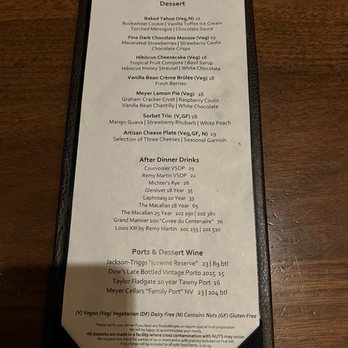 Lone Eagle Grille - Desserts - Breakfast & Brunch Near Me - Incline Village, Nevada