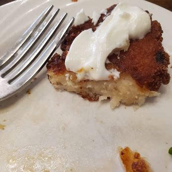 Amber Rose Restaurant & Catering - Potato Pancakes cross section - German Near Me - Dayton, Ohio Amber Rose Restaurant & Catering - Potato Pancakes cross section - German Near Me - Dayton, Ohio