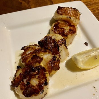 Seasons 52 - Side of grilled scallops! - New American Near Me - Burlington, Massachusetts
