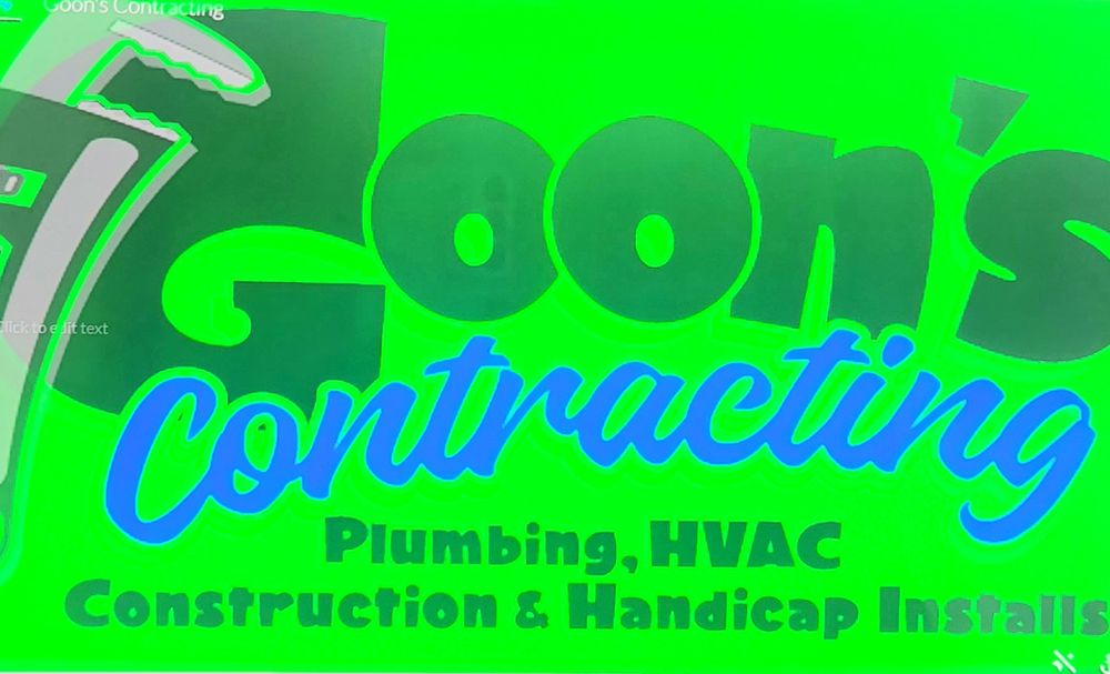 Slide of Goon's Contracting Plumbing HVAC