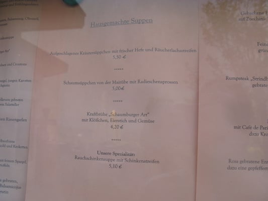 Menu photo 1 Restaurant Altes Zollhaus Rinteln, NI