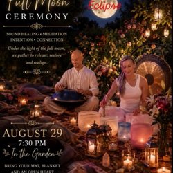 Community Center 729 - Full Moon Ceremony. Intoxicating energy