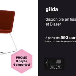 Rose Studio - PLEASE HAVE A SEAT... Promo : 3 payés - 4 emportés. info@rosestudio.eu