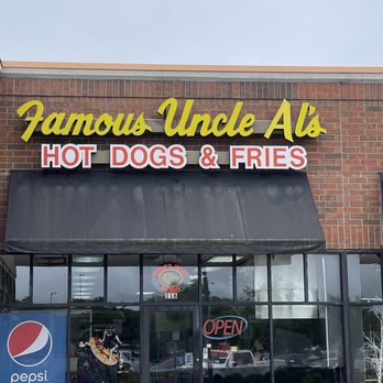 Famous Uncle Al's - Outside signage - Hot Dogs Near Me - Chesapeake, Virginia