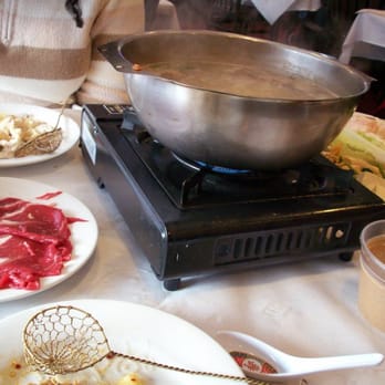 Lao Sze Chuan - A portion of our gnome victory feast for the hot pot. - Szechuan Near Me - Chicago, Illinois