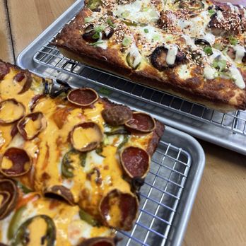 Square Pie Guys - Spicy Pepperoni & Da Grubby - Pizza Near Me - Walnut Creek, California Square Pie Guys - Spicy Pepperoni & Da Grubby - Pizza Near Me - Walnut Creek, California