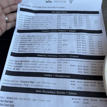 SanTan Brewing Company - Beer menu - Brewpubs Near Me - Chandler, Arizona