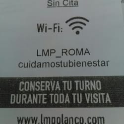 Laboratorio Médico Polanco - Clave wi-fi