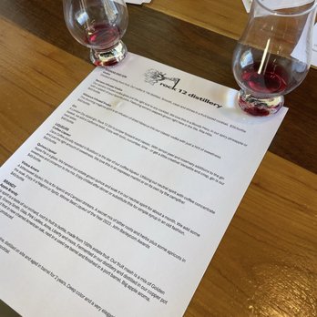 Rock 12 Distillery - Tasting menu - Distilleries Near Me - Lompoc, California