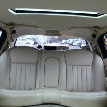 ASL Limousine - Interior of blue car - Limos Near Me ASL Limousine - Interior of blue car - Limos Near Me