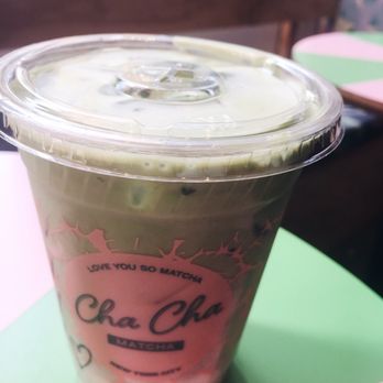 Cha Cha Matcha - Green tea latte with almond milk - Coffee & Tea Near Me - New York, New York