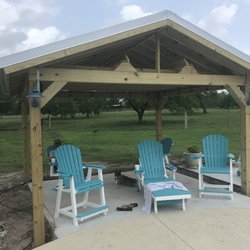 Oh My! Tropical Home Furnishings - Pool furniture under pergola