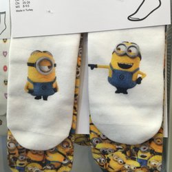 H&M - Minion socks! They have everything.