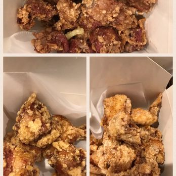 Tenkatori - 3 kinds of karaage- cartilage, liver, thigh - only tried the cartilage and liver; both delicious - Gluten-Free Near Me - Costa Mesa, California Tenkatori - 3 kinds of karaage- cartilage, liver, thigh - only tried the cartilage and liver; both delicious - Gluten-Free Near Me - Costa Mesa, California