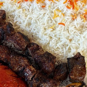 Baame Dunia - Combination Kabob Plate (the meat is a mix of beef and lamb) - Afghan Near Me - Carmichael, California