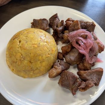 Sabor a Campo - Mofongo with fried pork chunks - Puerto Rican Near Me - Parma, Ohio Sabor a Campo - Mofongo with fried pork chunks - Puerto Rican Near Me - Parma, Ohio