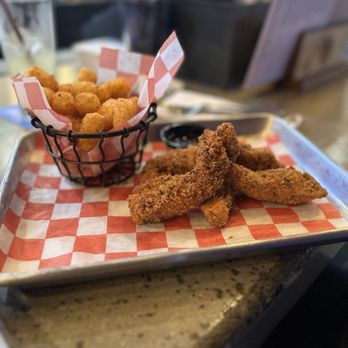 Home & Away - Chicken strips, tater tots . Yum. - Sports Bars Near Me - San Diego, California Home & Away - Chicken strips, tater tots . Yum. - Sports Bars Near Me - San Diego, California
