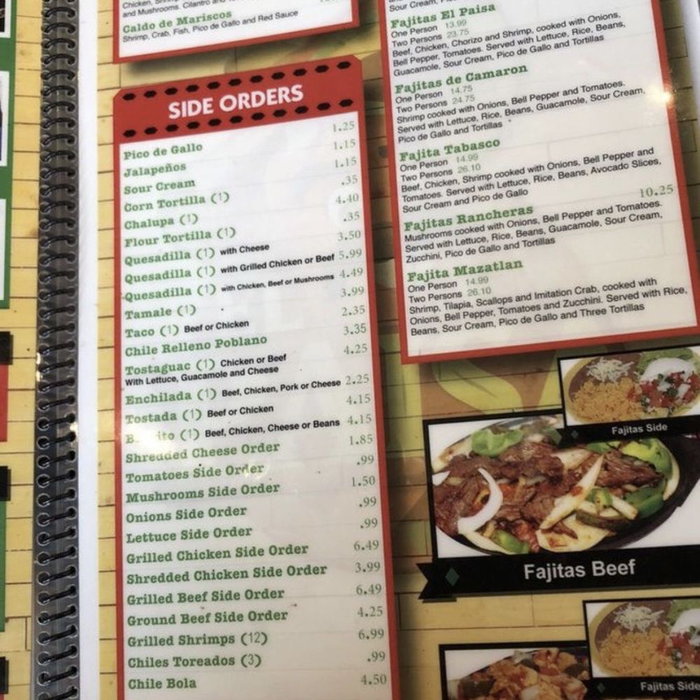El Paisa Mexican - Menu - Mexican Near Me - Lone Jack, Missouri El Paisa Mexican - Menu - Mexican Near Me - Lone Jack, Missouri