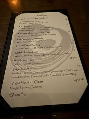 Menu photo 2 Koi - Los Angeles Los Angeles, CA