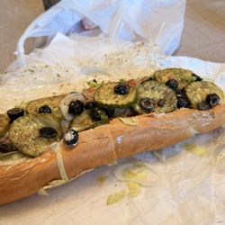 Loaded Turkey and Cheese with the works!!!