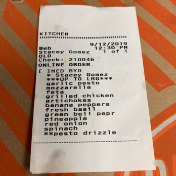 Blaze Pizza - Simple instructions I would think - Salad Near Me - Torrance, California Blaze Pizza - Simple instructions I would think - Salad Near Me - Torrance, California