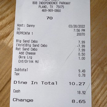 Golden Chick - Asked for my money back at almost 8:00 ...REALLY‼ - Fast Food Near Me - Plano, Texas