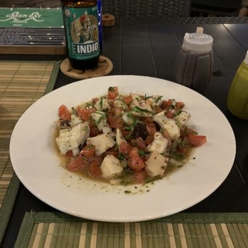 Green Bay Marina - Octopus Ceviche - Seafood Near Me - Cancún, ROO