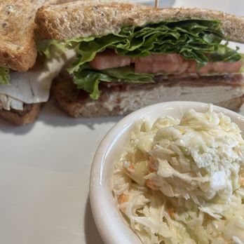 The Beacon Diner - Turkey & Bacon Club on two slices instead of three. And minus the fries I got to go and the pickle I ate before I took this - Diners Near Me - Fairview, New Jersey