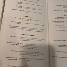 Menu Menu