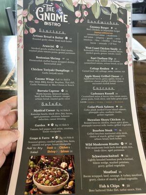 Menu photo 1 The Gnome bistro East Chatham, NY Menu photo 1 The Gnome bistro East Chatham, NY