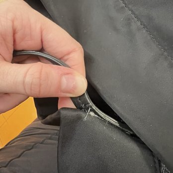 Leather Spa - Downtown - Photos of the replacement tote bag strap not being properly attached with glue separating after one week of light use. - Shoe Repair Near Me - New York, New York Leather Spa - Downtown - Photos of the replacement tote bag strap not being properly attached with glue separating after one week of light use. - Shoe Repair Near Me - New York, New York