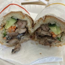 Banh Cuon Tan Dinh - Roast pork Banh mi