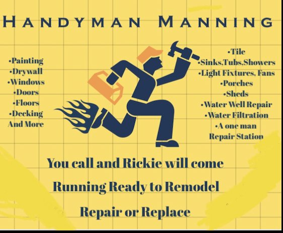Slide of Handyman Manning