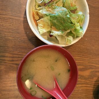 Zento Japanese Restaurant - Miso Soup and salad - Japanese Near Me - Alexandria, Virginia Zento Japanese Restaurant - Miso Soup and salad - Japanese Near Me - Alexandria, Virginia