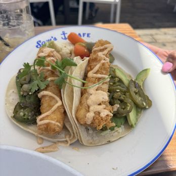 Sam's Anchor Cafe - Baja Fish Tacos - Seafood Near Me - Tiburon, California