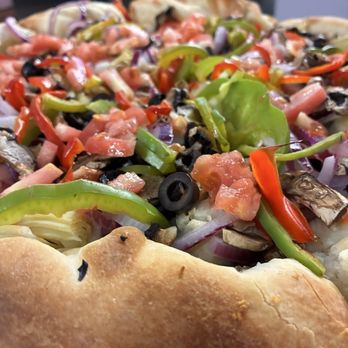 Blind Onion Pizza - Veggie pizza with dairy free cheese - Pizza Near Me - Elko, Nevada Blind Onion Pizza - Veggie pizza with dairy free cheese - Pizza Near Me - Elko, Nevada