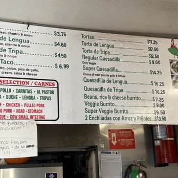 Taqueria Panchita - menu as of november 2025 - Tacos Near Me - Dixon, California Taqueria Panchita - menu as of november 2025 - Tacos Near Me - Dixon, California