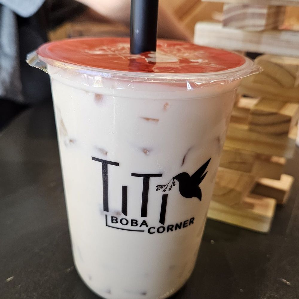TiTi Boba Corner - Jasmin milk tea with coconut jelly - Bubble Tea Near Me - Tucson, Arizona TiTi Boba Corner - Jasmin milk tea with coconut jelly - Bubble Tea Near Me - Tucson, Arizona