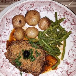 L'hotel des Voyageurs - Médaillon de porc gratiné à la taponade.